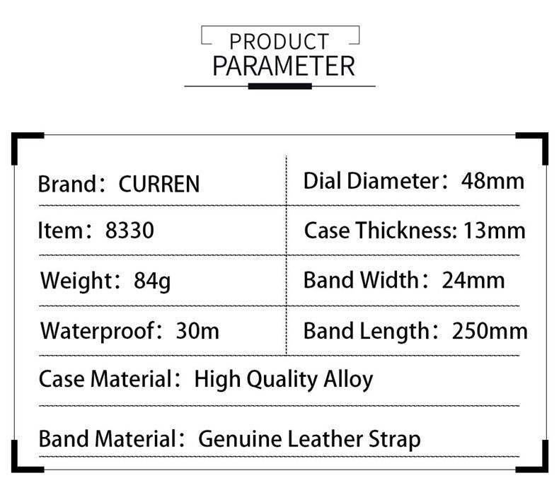 CURREN 8330