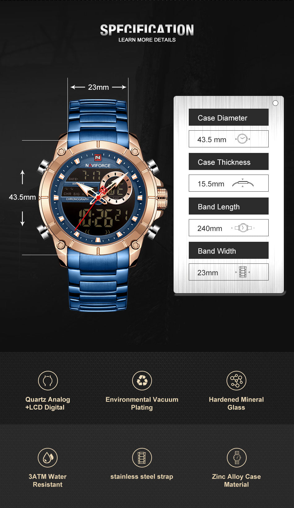 Naviforce 9163