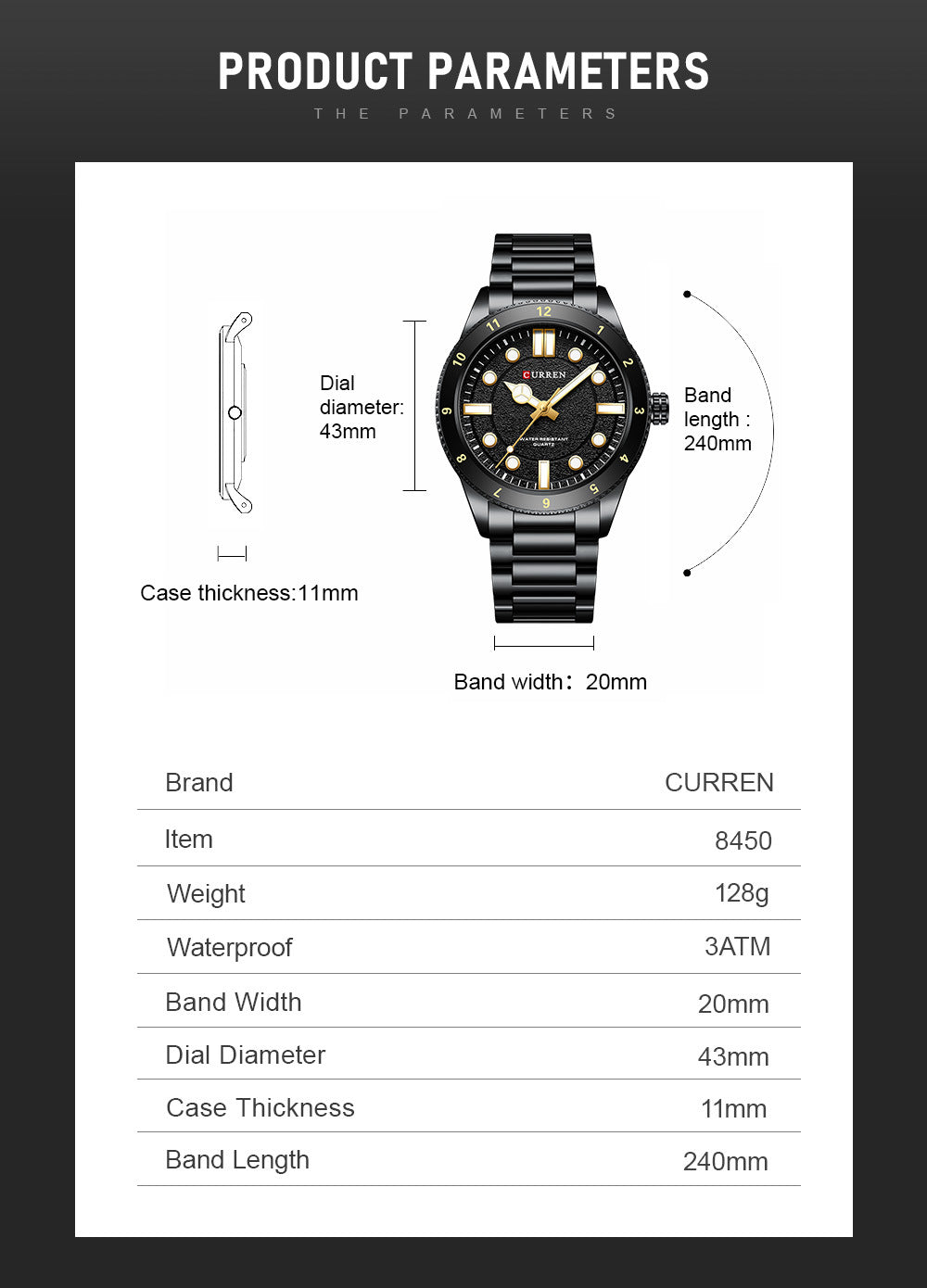 CURREN 8450