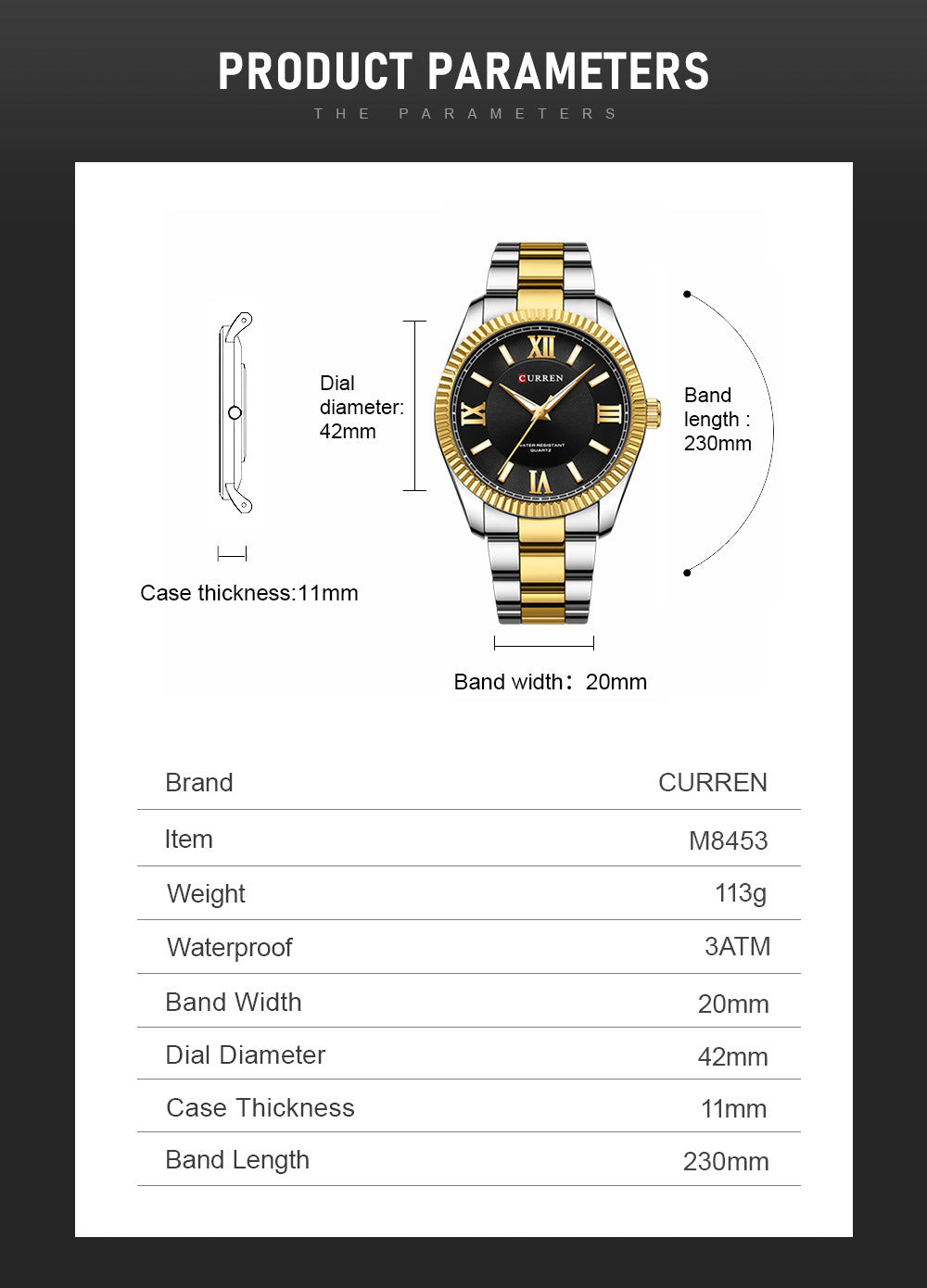 CURREN 8453