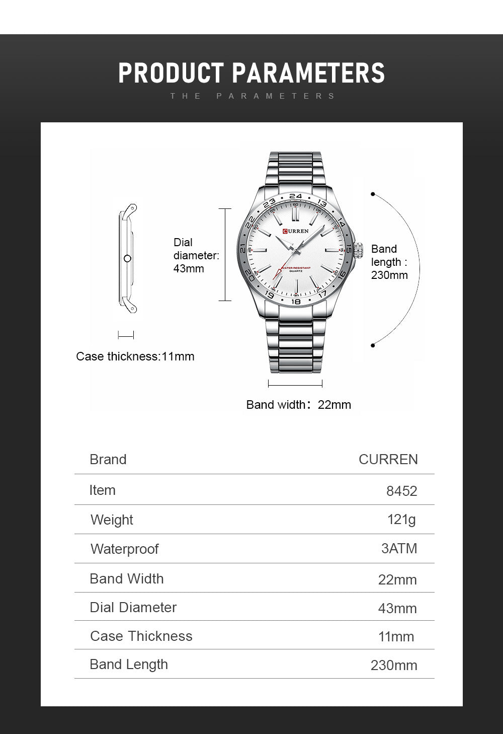 CURREN 8452